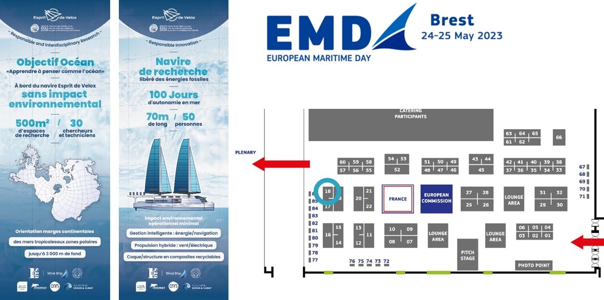 Esprit de Velox à European Maritim Day 24 et 25 mai 2023 à Brest