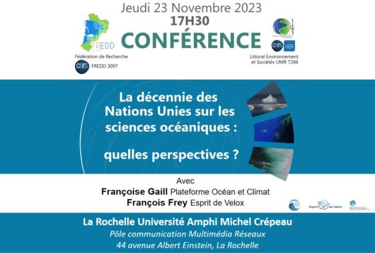 231123 La Rochelle Université -Conférence Décennie des Nations Unies pour les sciences océaniques