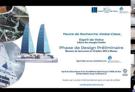 R&D Lancement de la phase de design préliminaire du navire Esprit de Velox
