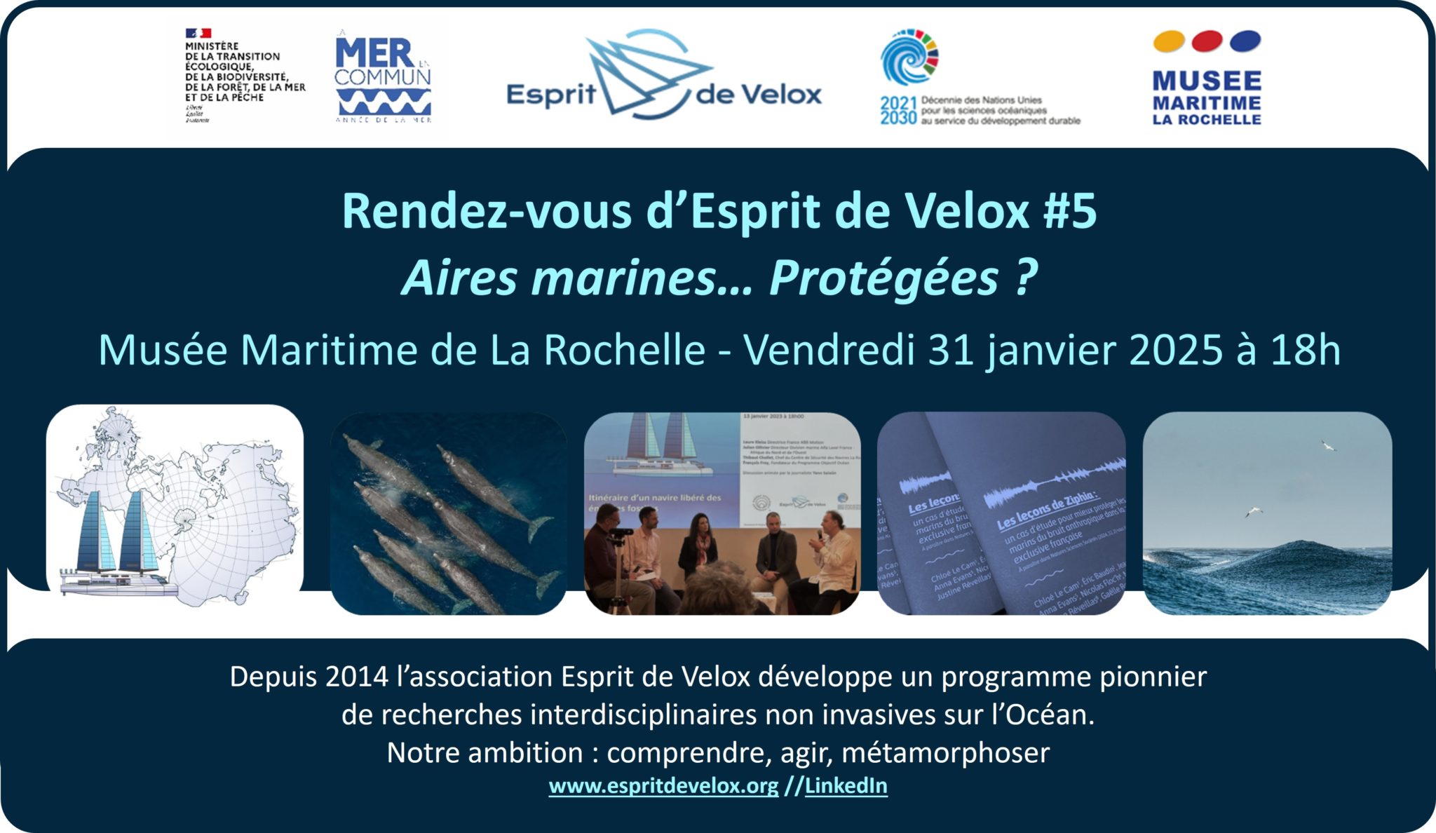 250131 - Rendez-vous d'Esprit de Velox 5 - Aires Marines Protégées Musée maritime La Rochelle